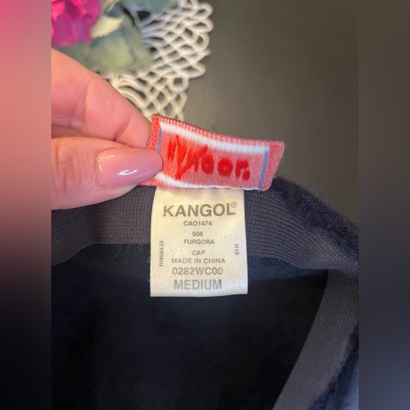 Kangol Vintage Angora Fur Blend Navy Blue Cap Hat Men’s Sz Medium - Picture 8 of 13